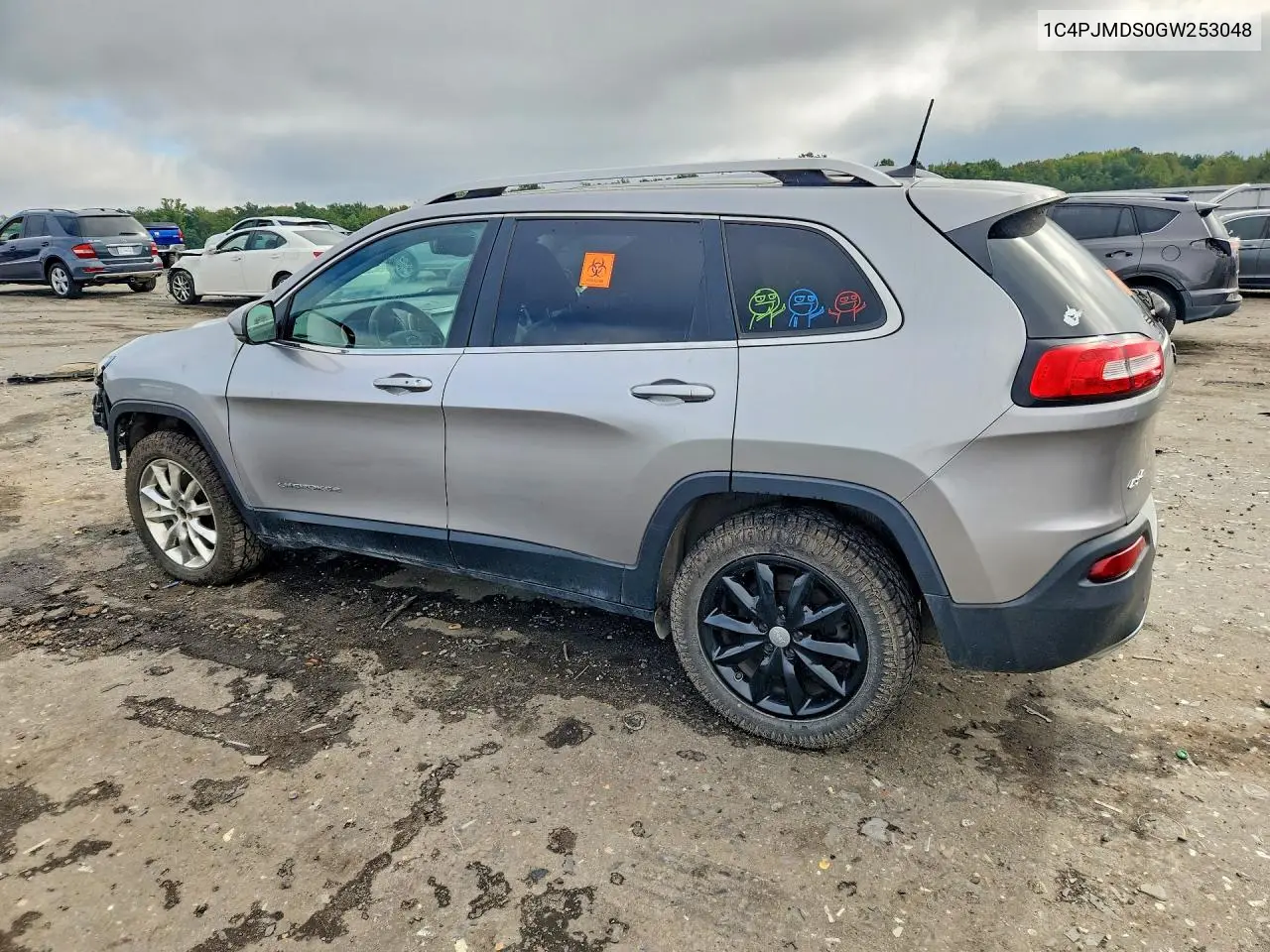 2016 JEEP CHEROKEE VIN 1C4PJMDS0GW253048 — фото 2