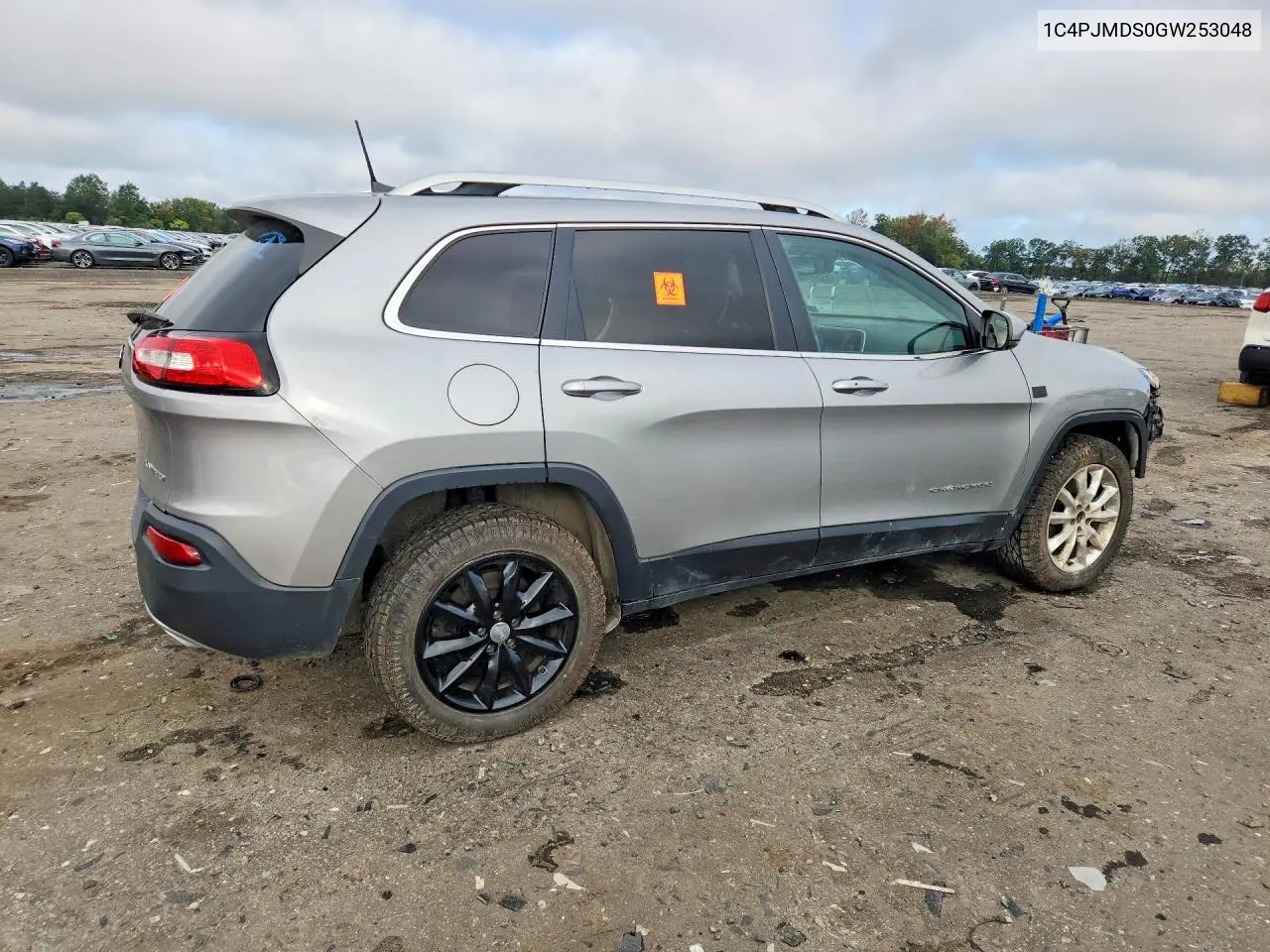 2016 JEEP CHEROKEE VIN 1C4PJMDS0GW253048 — фото 3