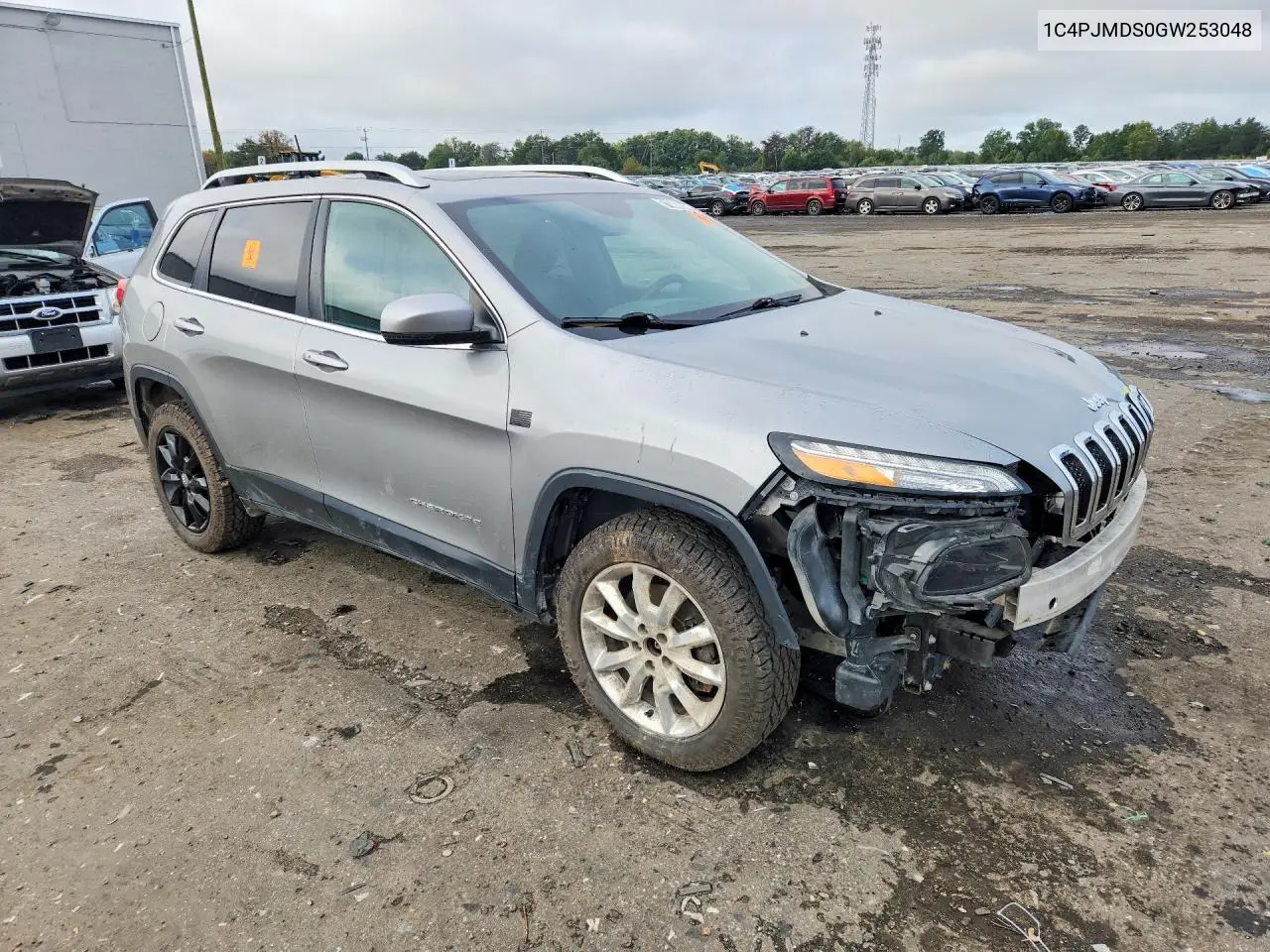 2016 JEEP CHEROKEE VIN 1C4PJMDS0GW253048 — фото 4