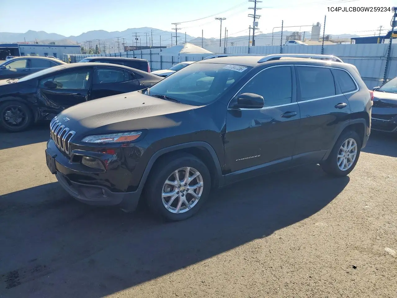 JEEP CHEROKEE 2016, VIN 1C4PJLCB0GW259234