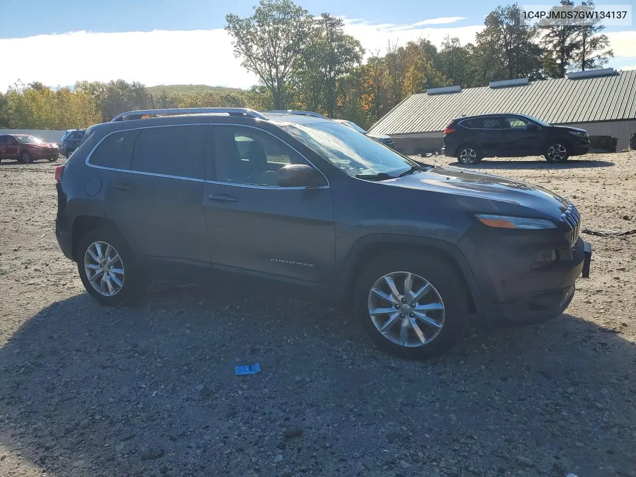 2016 JEEP CHEROKEE VIN 1C4PJMDS7GW134137 — фото 4