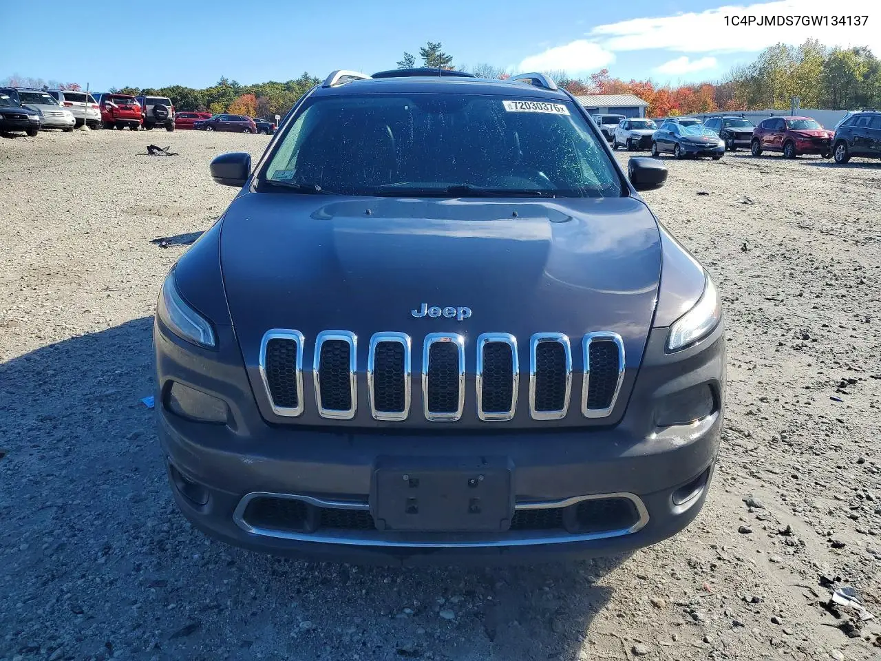 2016 JEEP CHEROKEE VIN 1C4PJMDS7GW134137 — фото 5