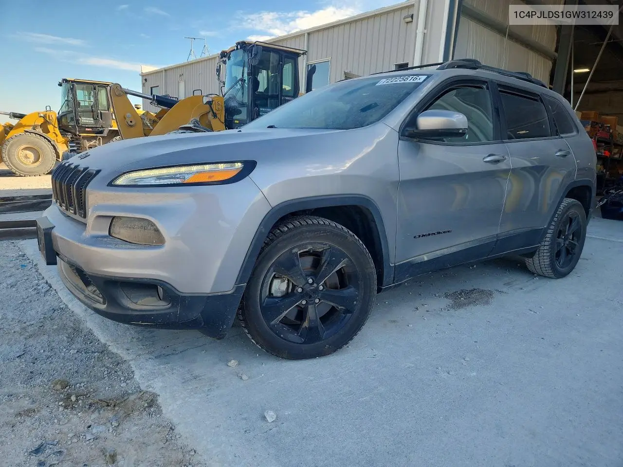 JEEP CHEROKEE 2016, VIN 1C4PJLDS1GW312439