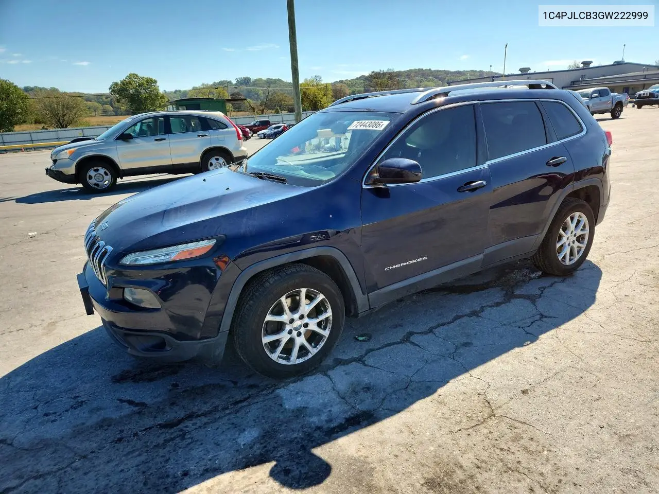 JEEP CHEROKEE 2016, VIN 1C4PJLCB3GW222999