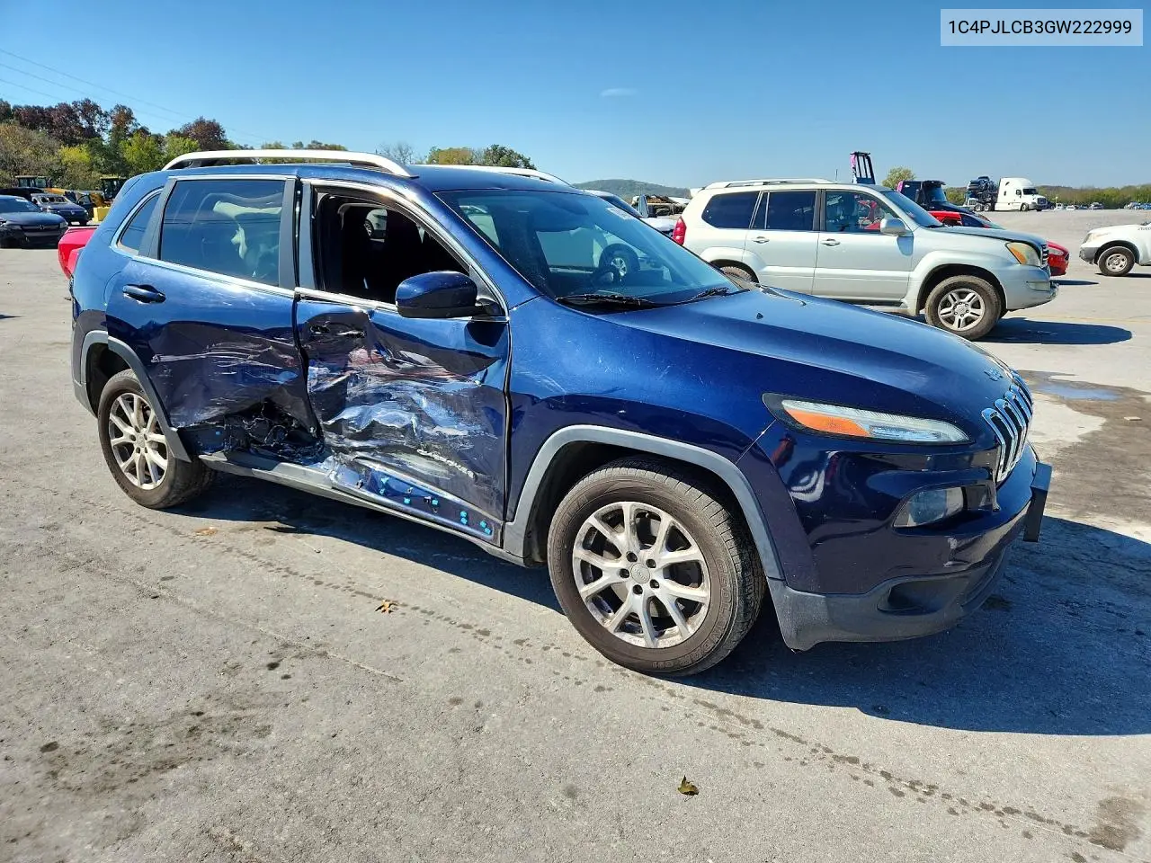 2016 JEEP CHEROKEE VIN 1C4PJLCB3GW222999 — фото 4