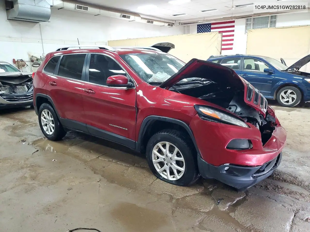 2016 JEEP CHEROKEE VIN 1C4PJMCS1GW282818 — фото 4