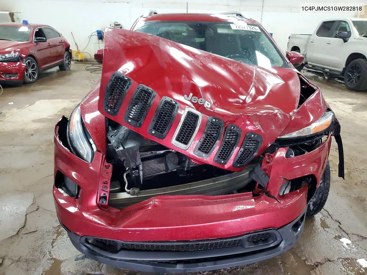 2016 JEEP CHEROKEE VIN 1C4PJMCS1GW282818 — фото 5