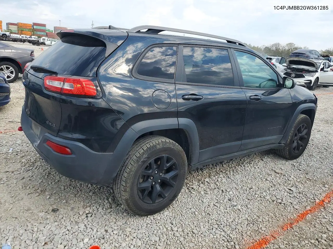 2016 JEEP CHEROKEE VIN 1C4PJMBB2GW361285 — фото 3