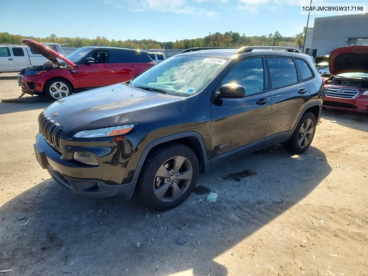 JEEP CHEROKEE 2016, VIN 1C4PJMCB9GW317198