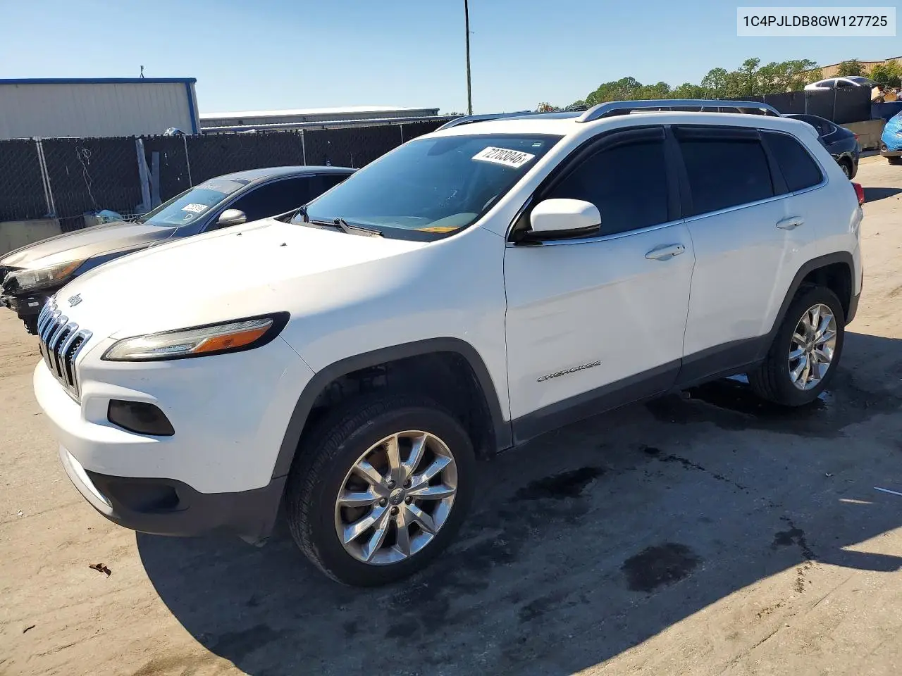 JEEP CHEROKEE 2016, VIN 1C4PJLDB8GW127725