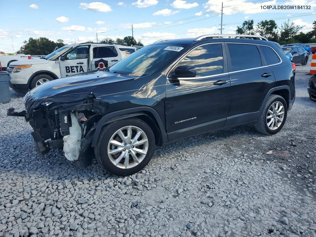 JEEP CHEROKEE 2016, VIN 1C4PJLDB2GW184132