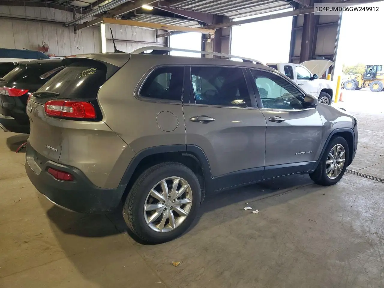 2016 JEEP CHEROKEE VIN 1C4PJMDB6GW249912 — фото 3
