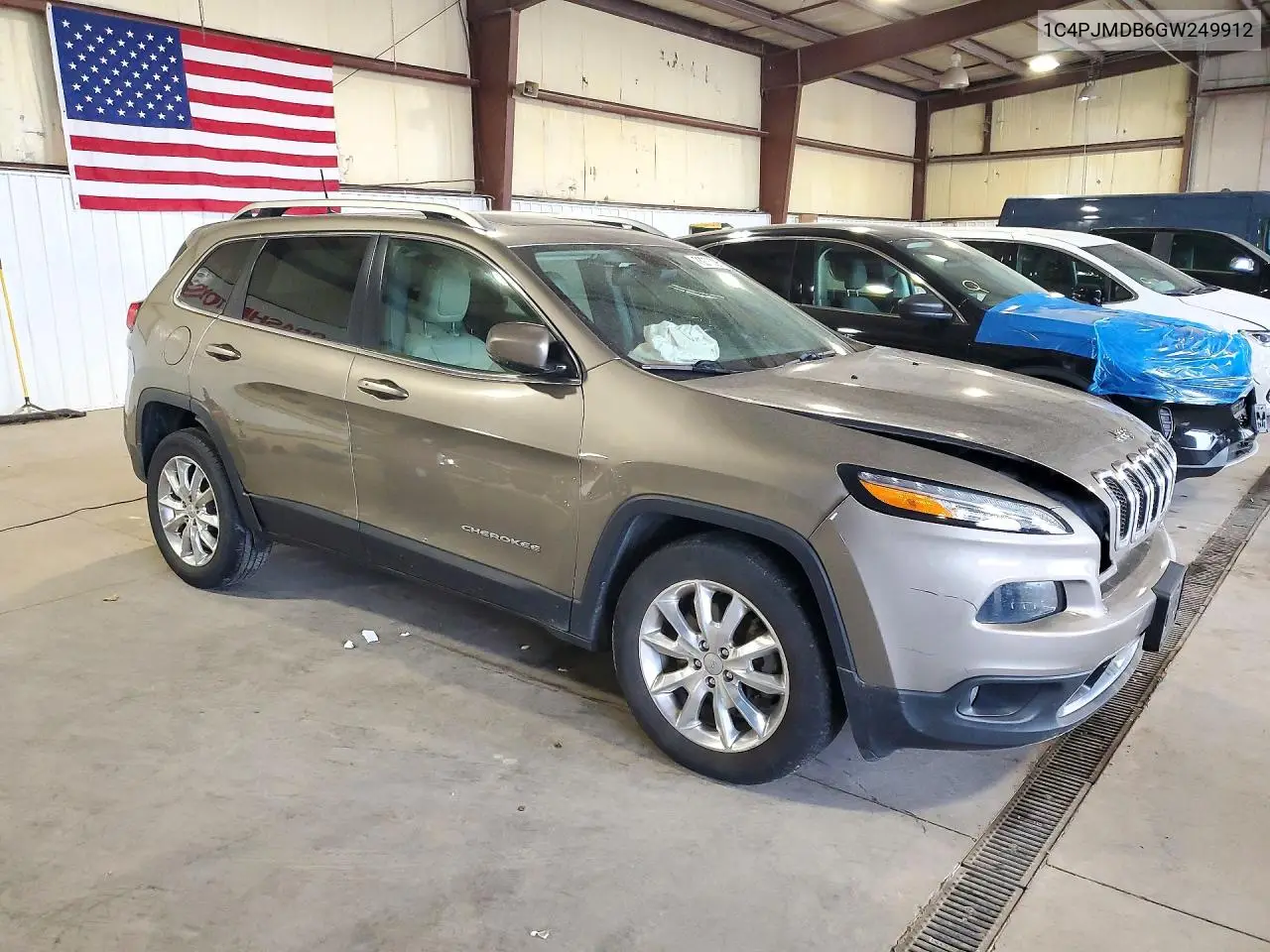 2016 JEEP CHEROKEE VIN 1C4PJMDB6GW249912 — фото 4