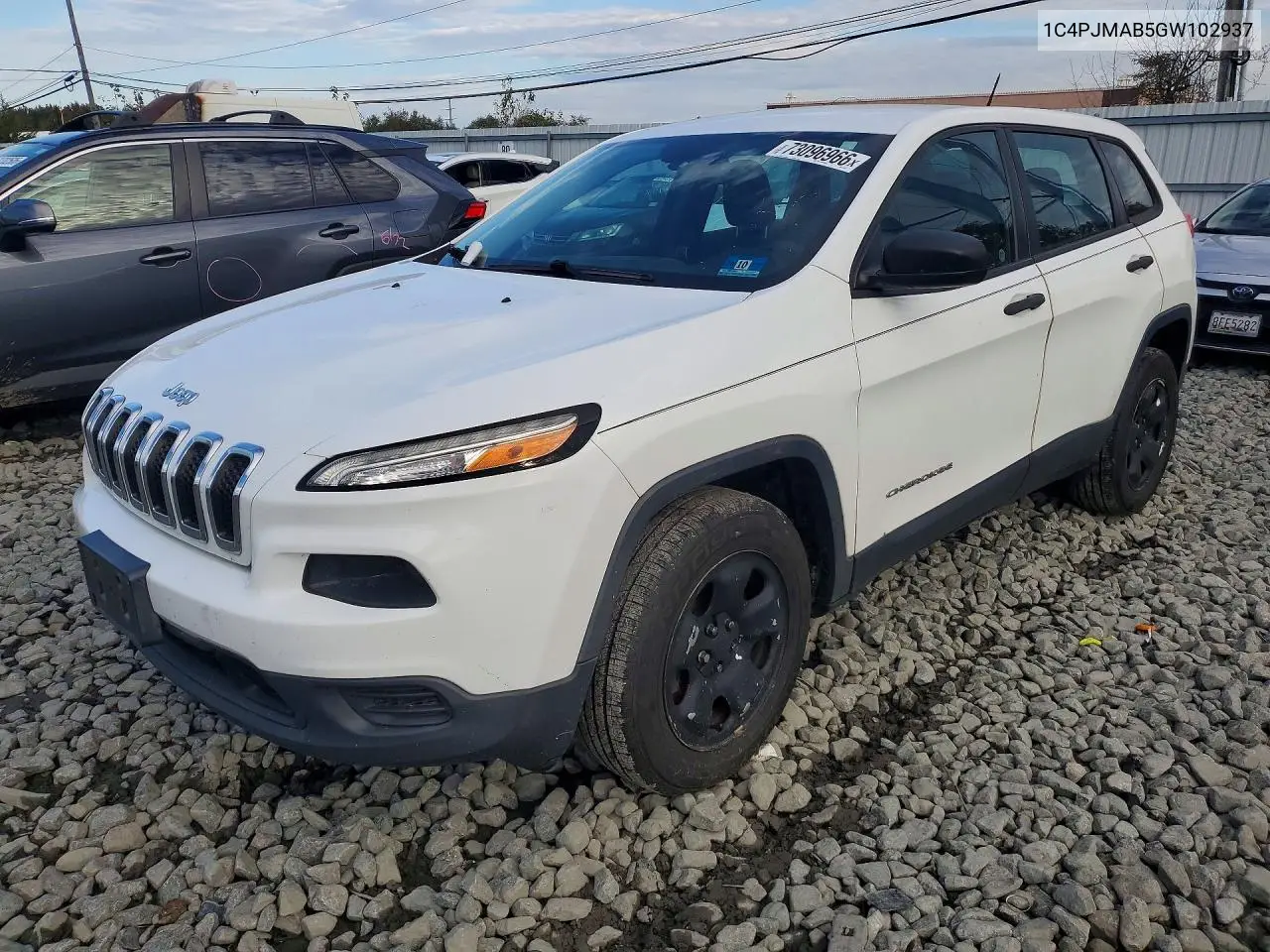 JEEP CHEROKEE 2016, VIN 1C4PJMAB5GW102937