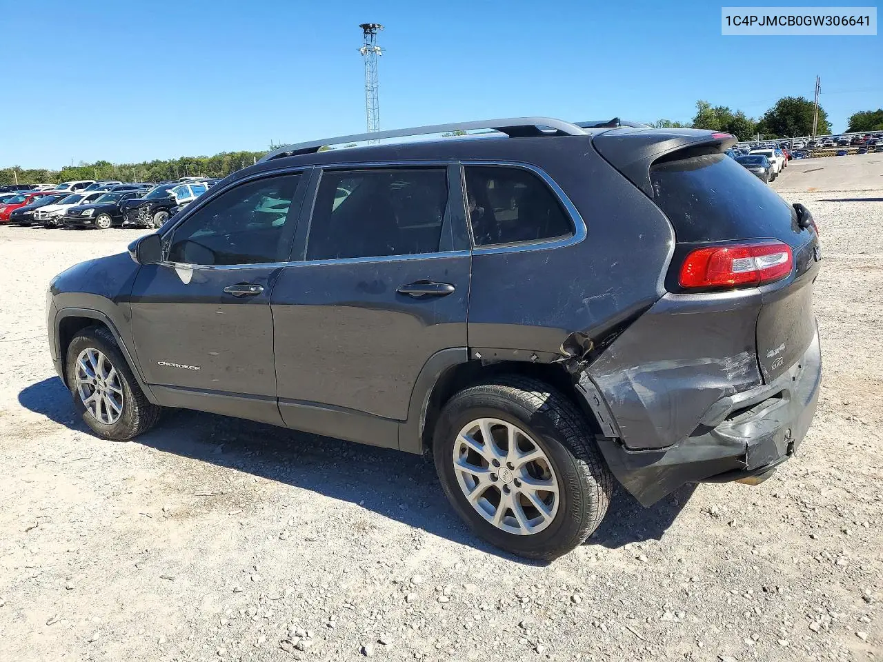 2016 JEEP CHEROKEE VIN 1C4PJMCB0GW306641 — фото 2