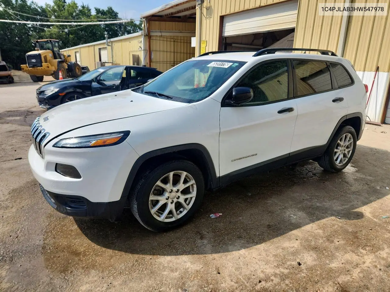JEEP CHEROKEE 2017, VIN 1C4PJLAB3HW547978