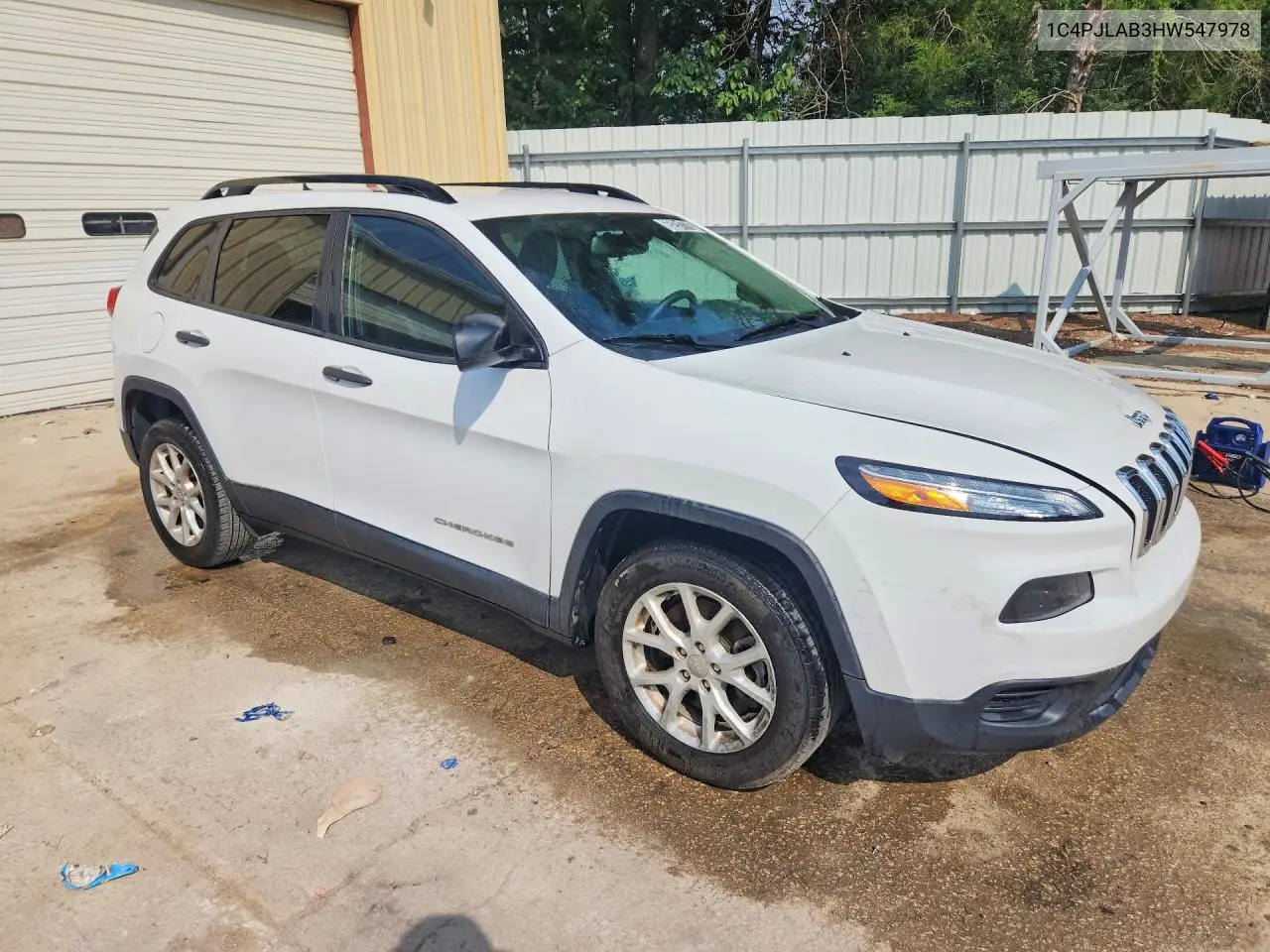 2017 JEEP CHEROKEE VIN 1C4PJLAB3HW547978 — фото 4