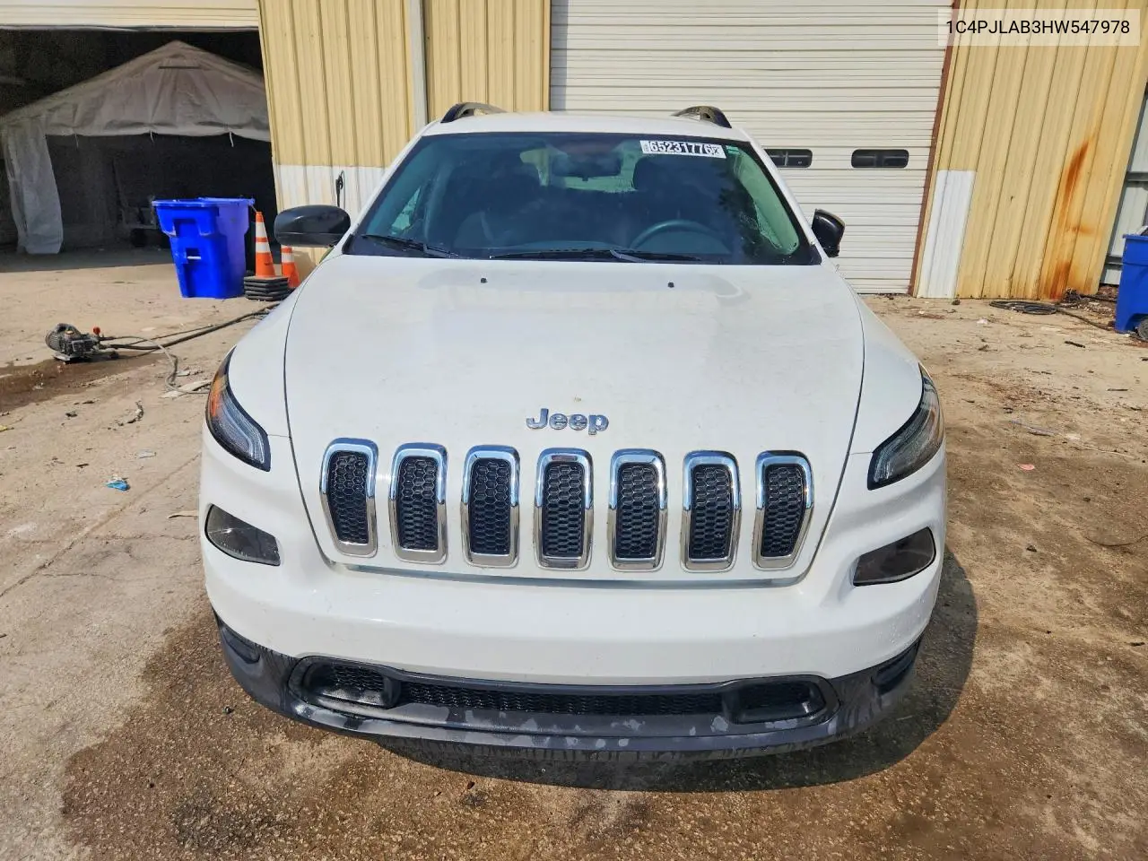 2017 JEEP CHEROKEE VIN 1C4PJLAB3HW547978 — фото 5