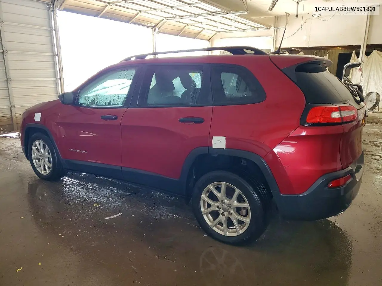 2017 JEEP CHEROKEE VIN 1C4PJLAB8HW591801 — фото 2