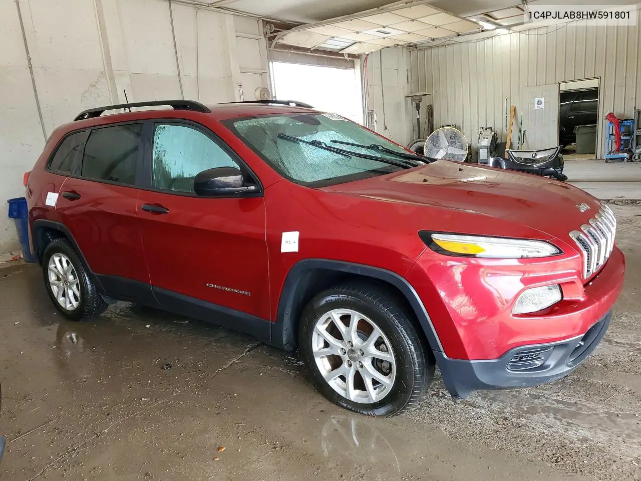 2017 JEEP CHEROKEE VIN 1C4PJLAB8HW591801 — фото 4