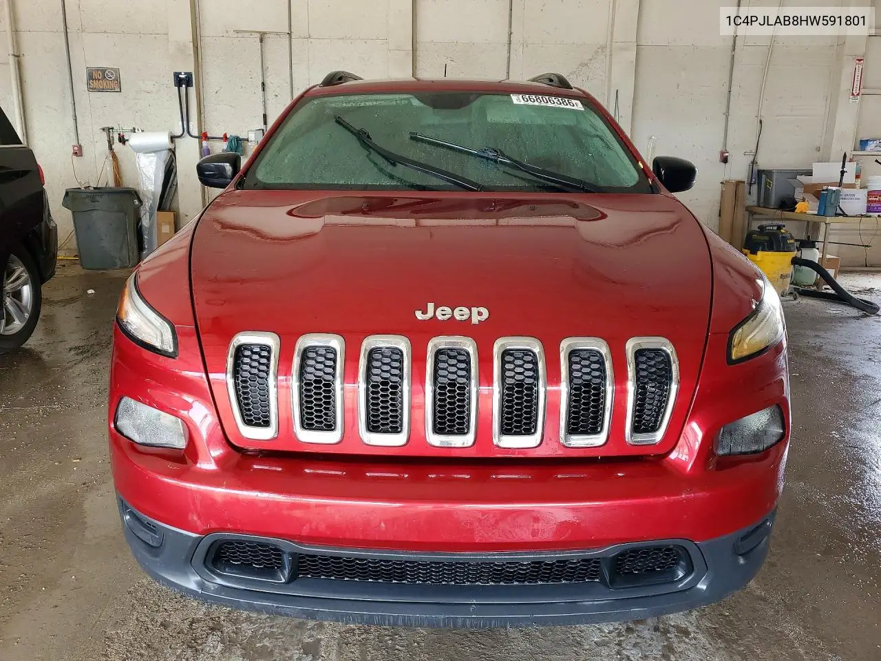 2017 JEEP CHEROKEE VIN 1C4PJLAB8HW591801 — фото 5