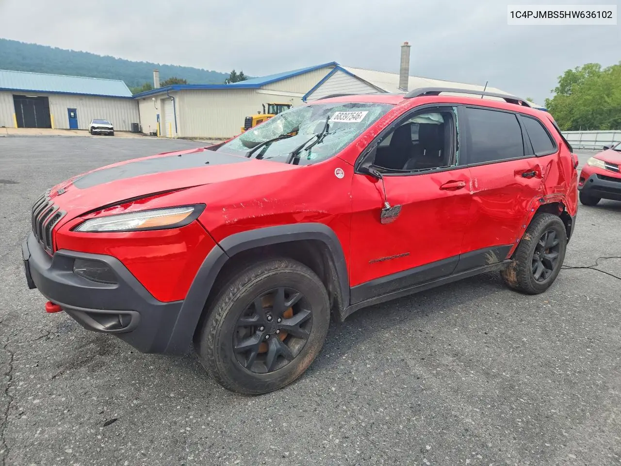 JEEP CHEROKEE 2017, VIN 1C4PJMBS5HW636102