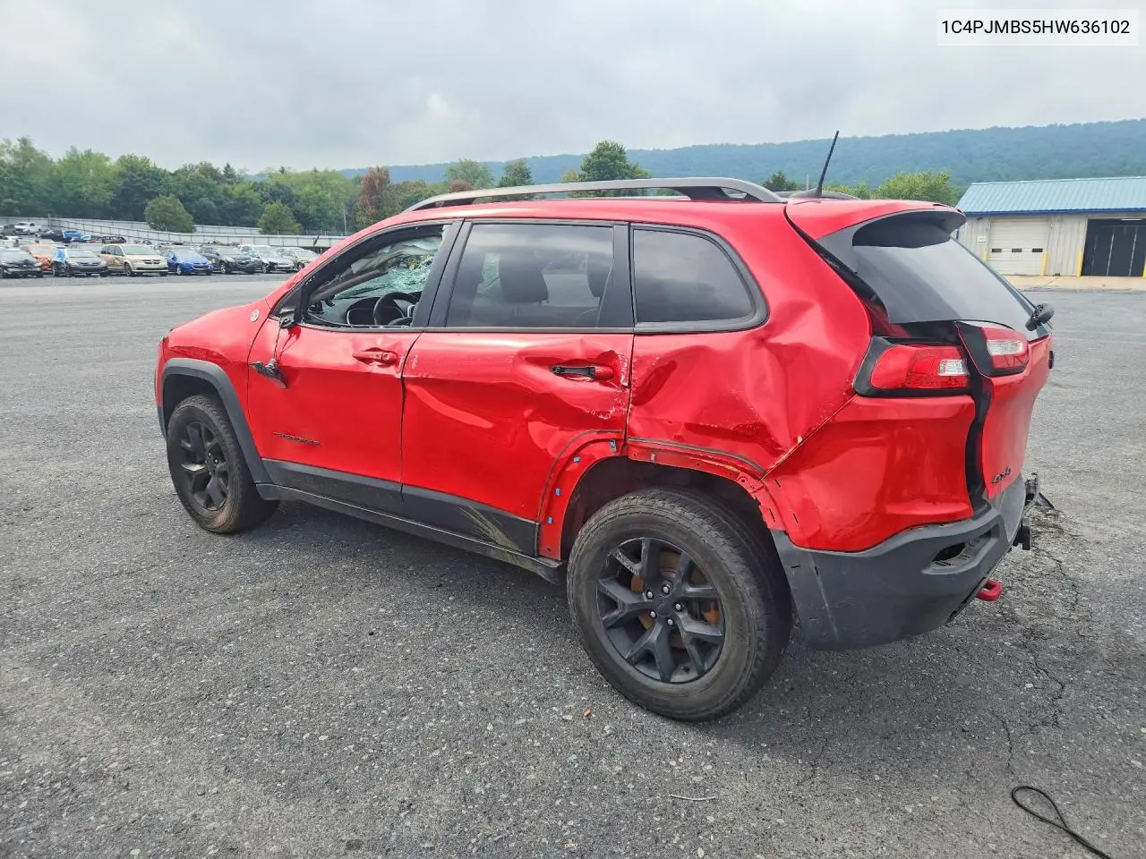 2017 JEEP CHEROKEE VIN 1C4PJMBS5HW636102 — фото 2