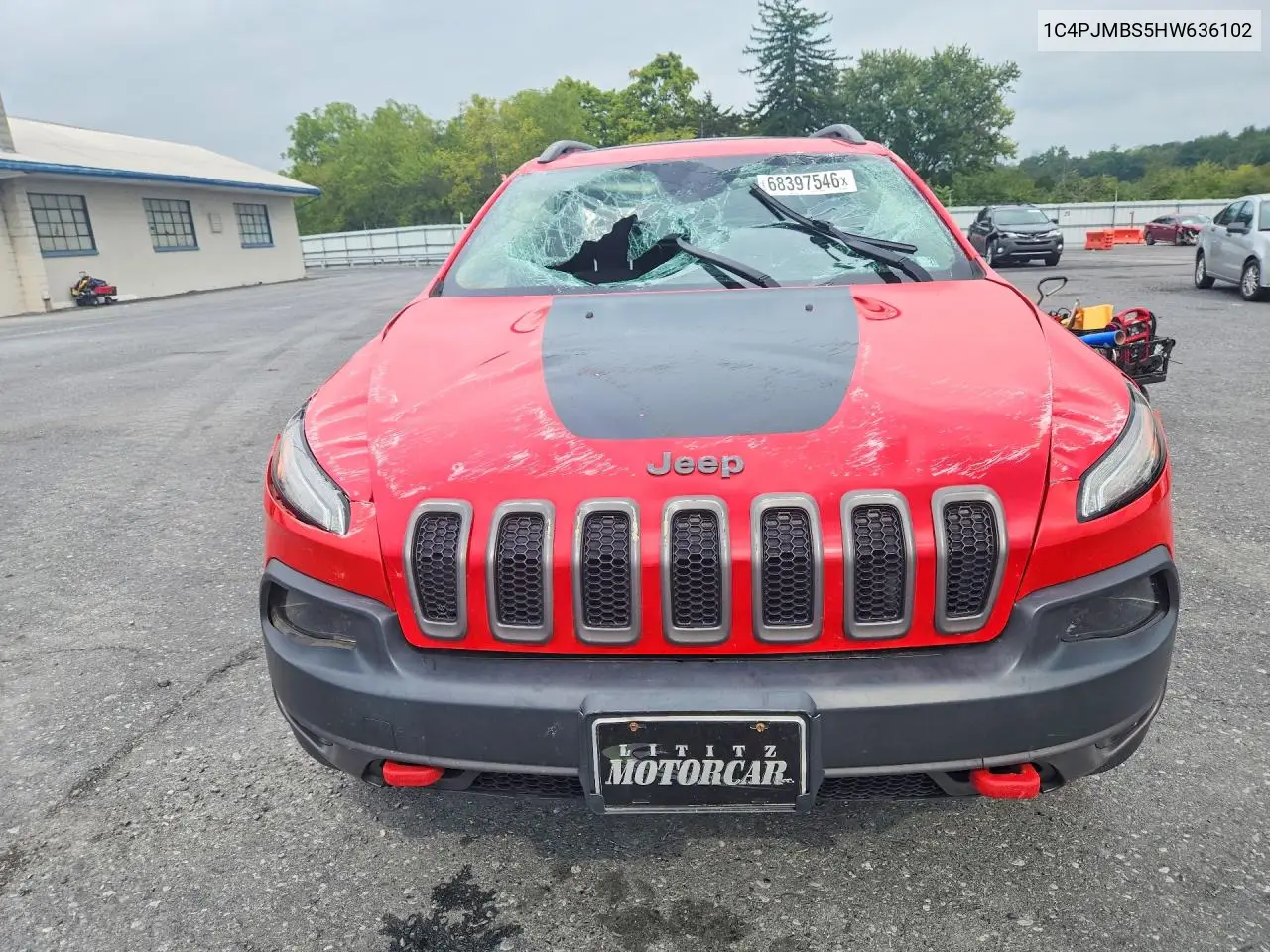 2017 JEEP CHEROKEE VIN 1C4PJMBS5HW636102 — фото 5