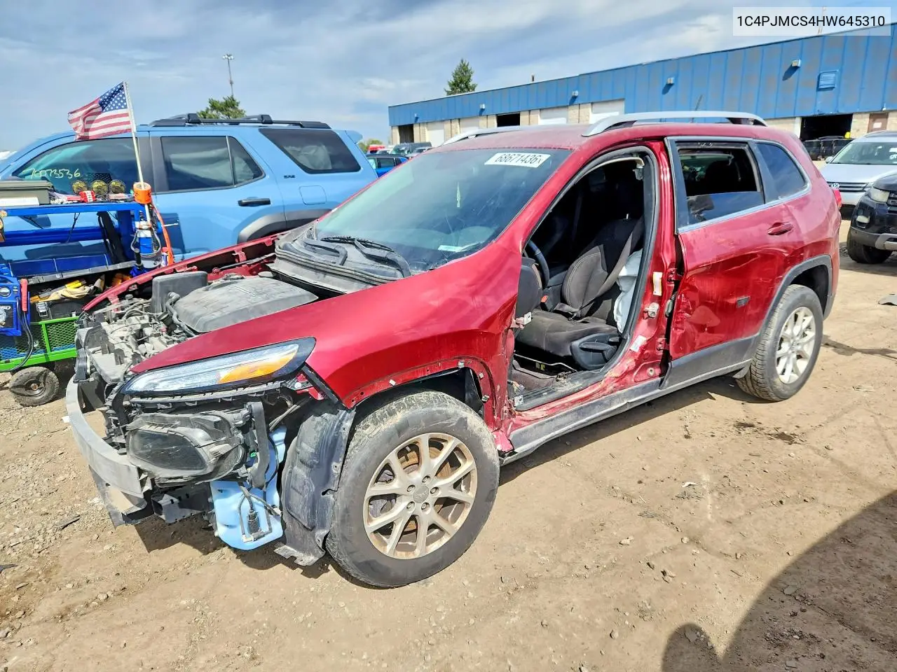 JEEP CHEROKEE 2017, VIN 1C4PJMCS4HW645310