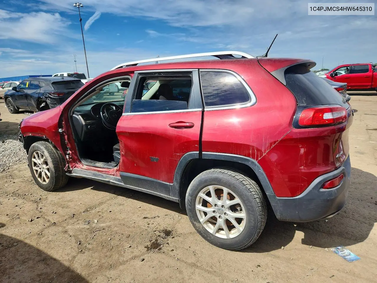2017 JEEP CHEROKEE VIN 1C4PJMCS4HW645310 — фото 2