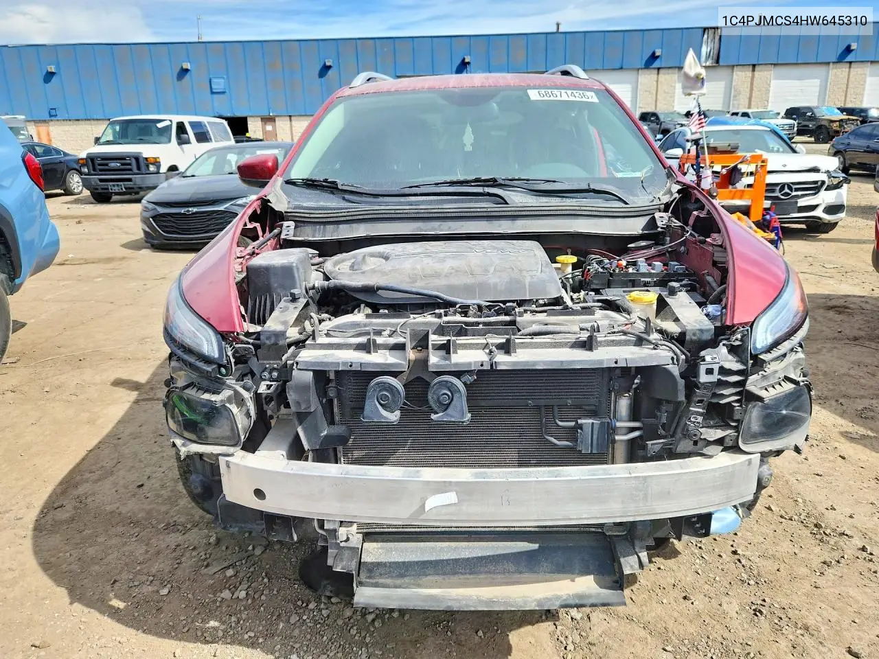 2017 JEEP CHEROKEE VIN 1C4PJMCS4HW645310 — фото 5