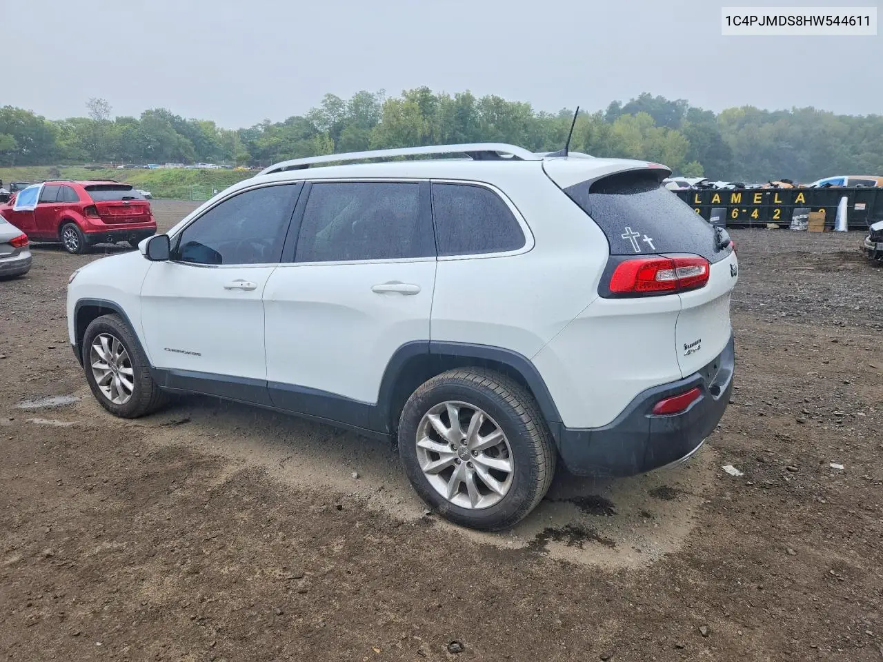 2017 JEEP CHEROKEE VIN 1C4PJMDS8HW544611 — фото 2
