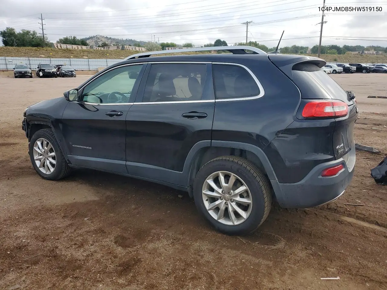 2017 JEEP CHEROKEE VIN 1C4PJMDB5HW519150 — фото 2
