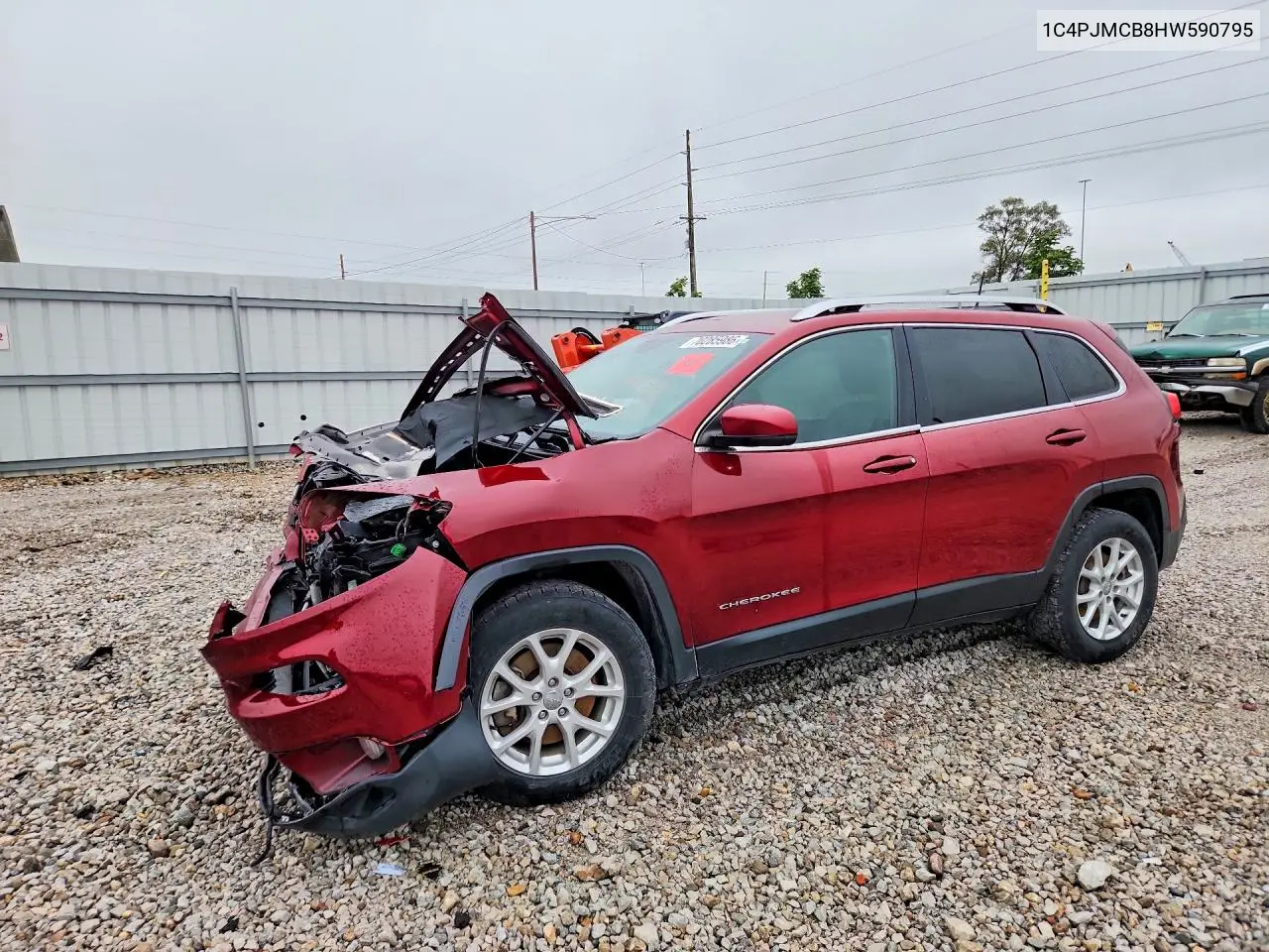 JEEP CHEROKEE 2017, VIN 1C4PJMCB8HW590795