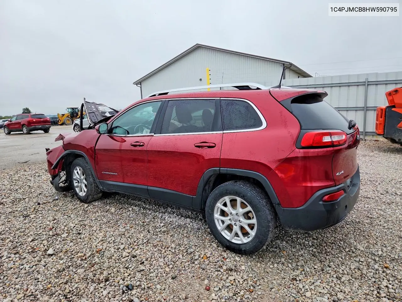 2017 JEEP CHEROKEE VIN 1C4PJMCB8HW590795 — фото 2