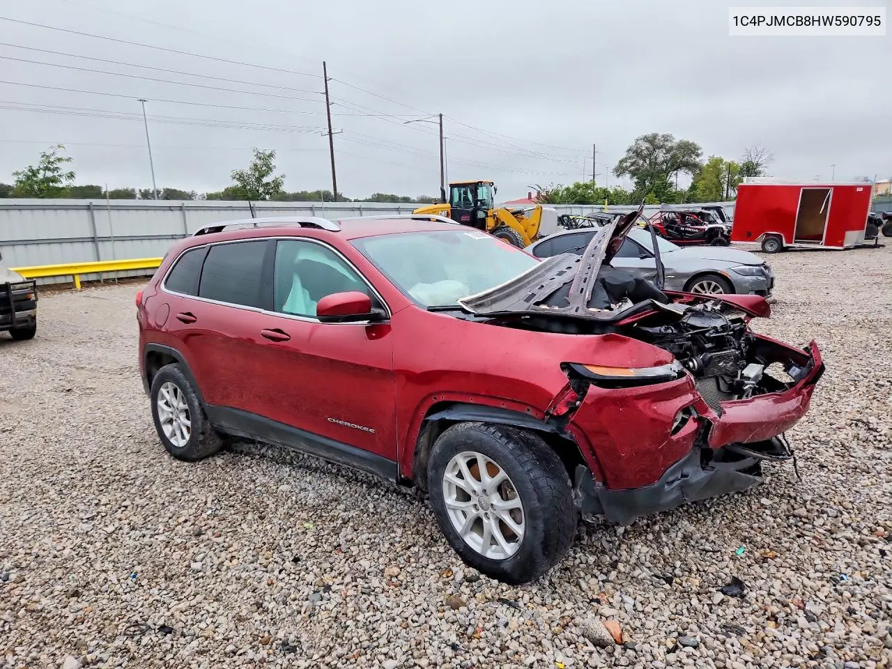 2017 JEEP CHEROKEE VIN 1C4PJMCB8HW590795 — фото 4