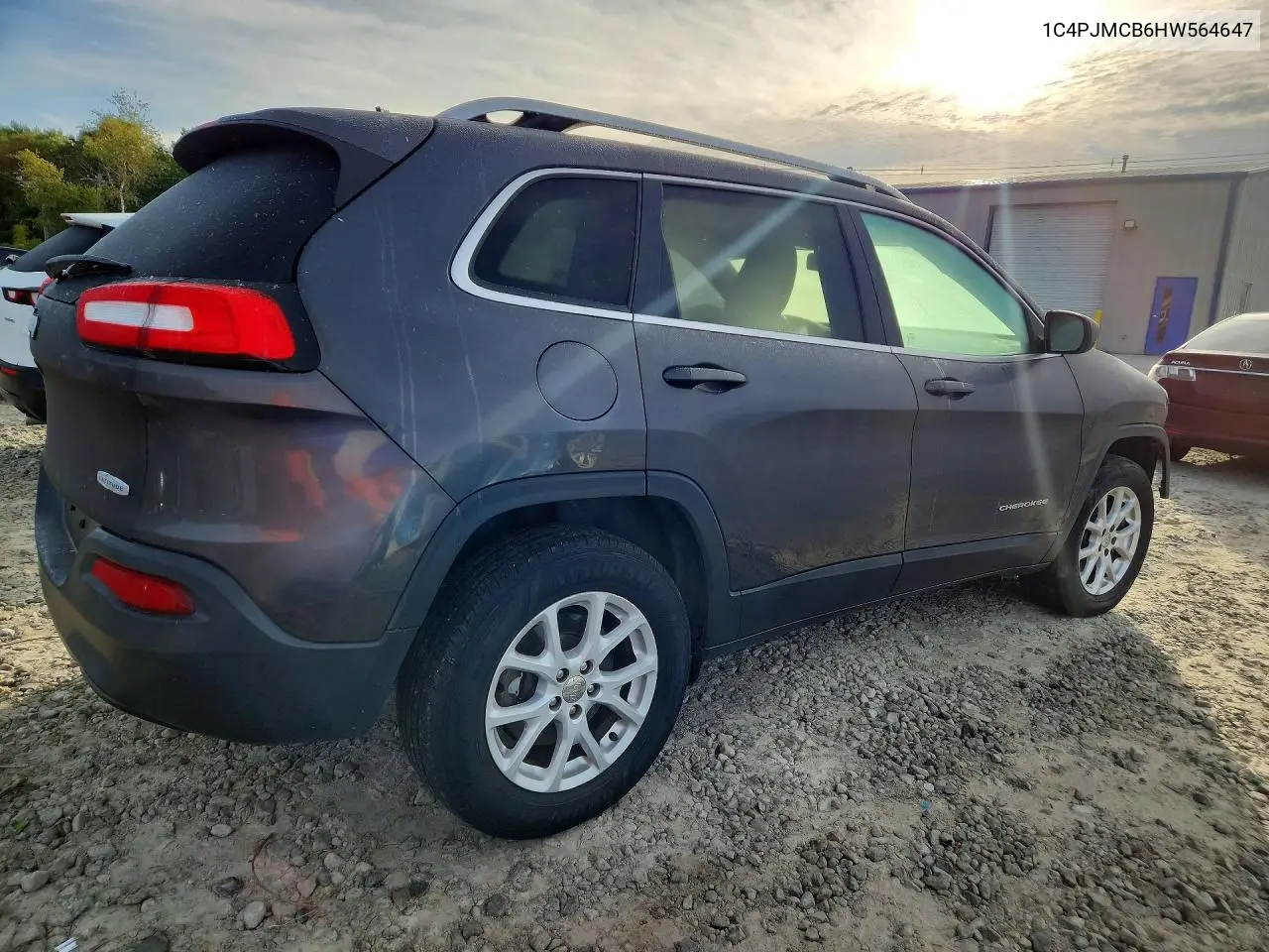 2017 JEEP CHEROKEE VIN 1C4PJMCB6HW564647 — фото 3