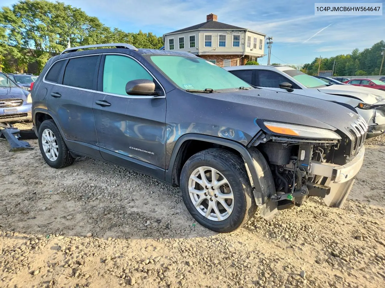 2017 JEEP CHEROKEE VIN 1C4PJMCB6HW564647 — фото 4