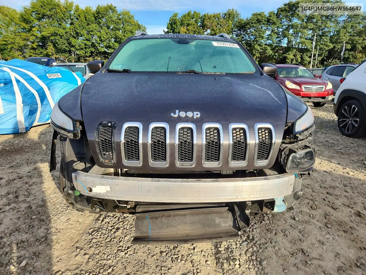 2017 JEEP CHEROKEE VIN 1C4PJMCB6HW564647 — фото 5