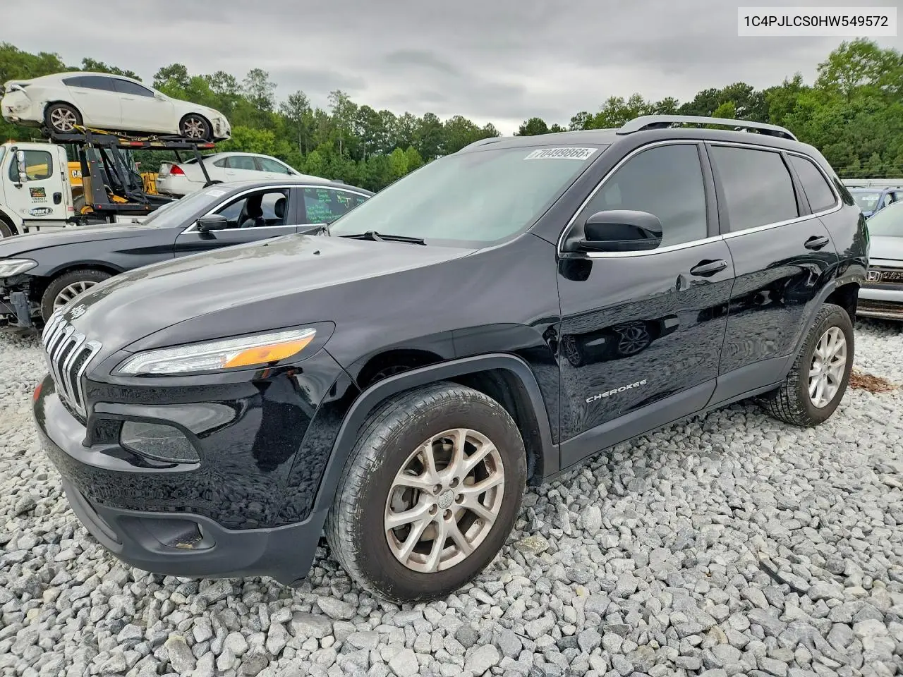 JEEP CHEROKEE 2017, VIN 1C4PJLCS0HW549572