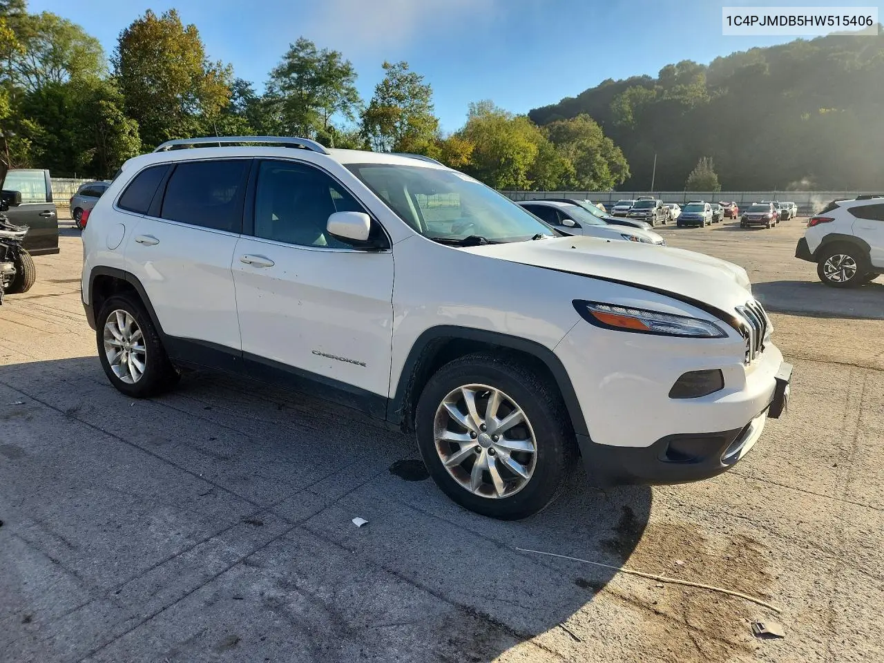 2017 JEEP CHEROKEE VIN 1C4PJMDB5HW515406 — фото 4