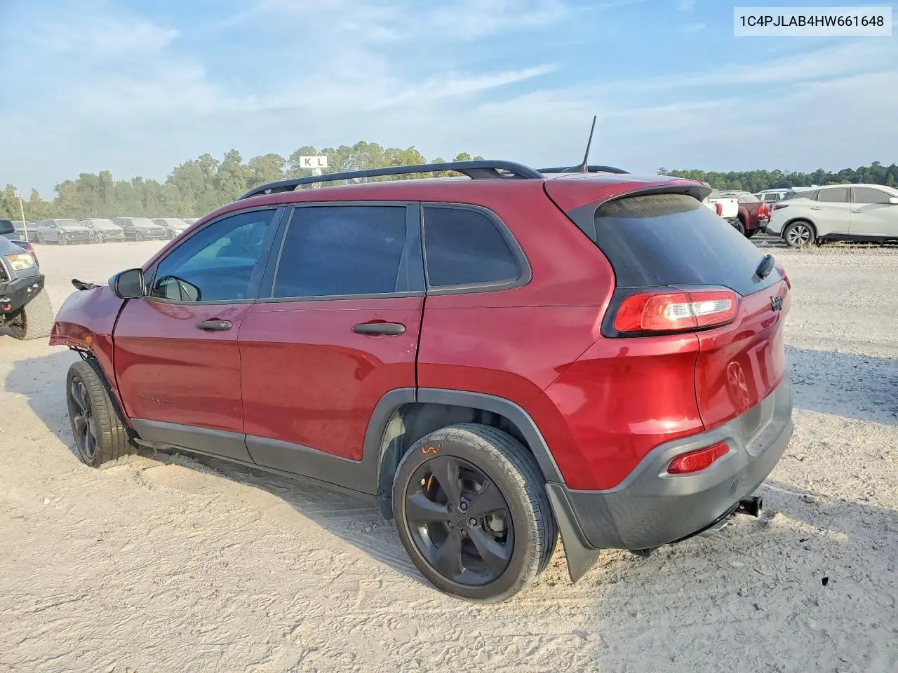 2017 JEEP CHEROKEE VIN 1C4PJLAB4HW661648 — фото 2