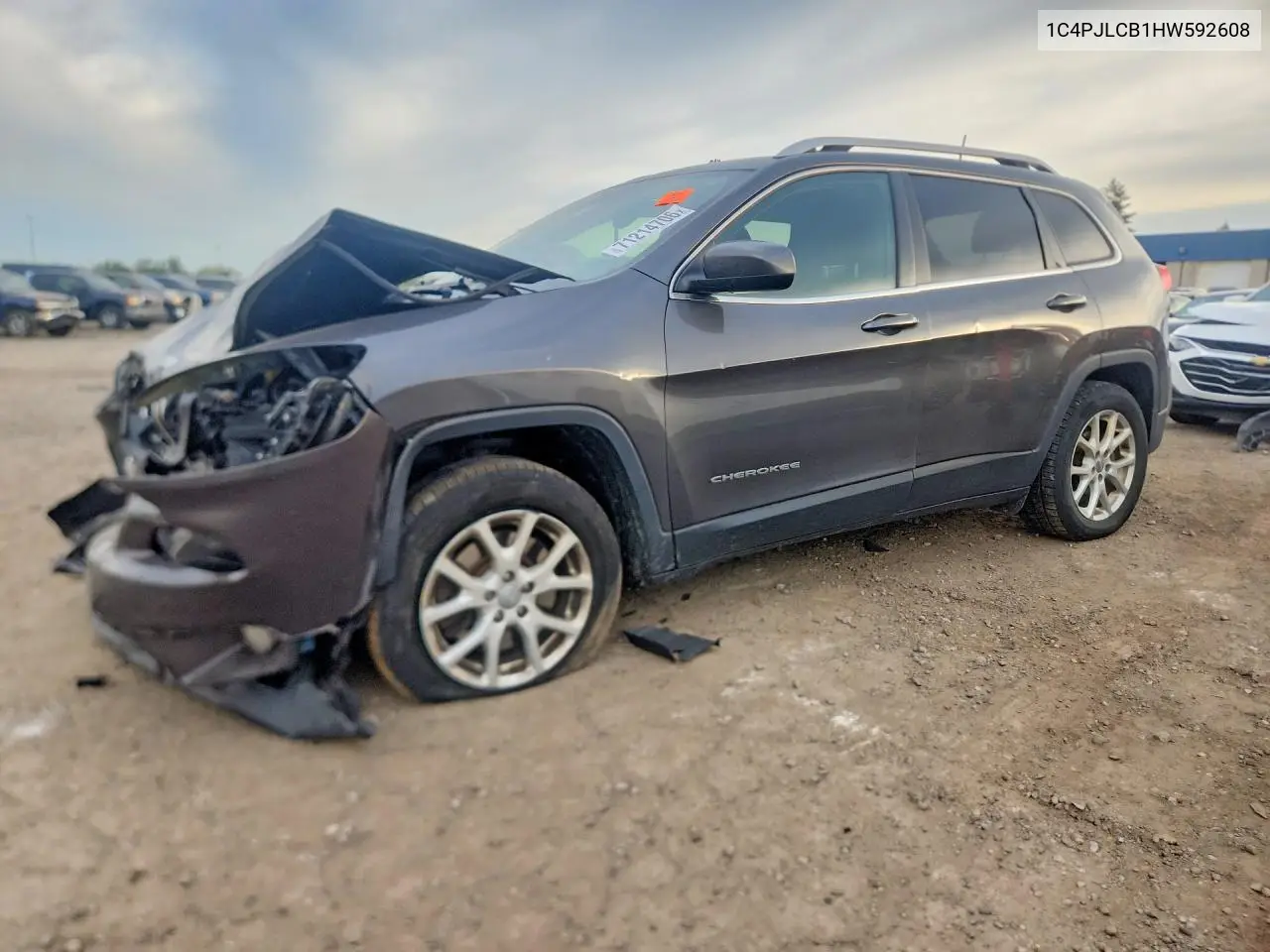 JEEP CHEROKEE 2017, VIN 1C4PJLCB1HW592608
