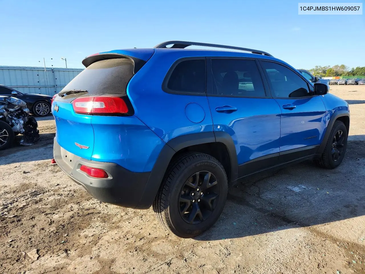 2017 JEEP CHEROKEE VIN 1C4PJMBS1HW609057 — фото 3