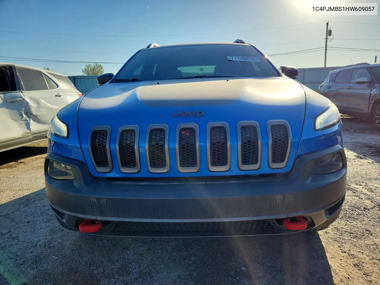 2017 JEEP CHEROKEE VIN 1C4PJMBS1HW609057 — фото 5