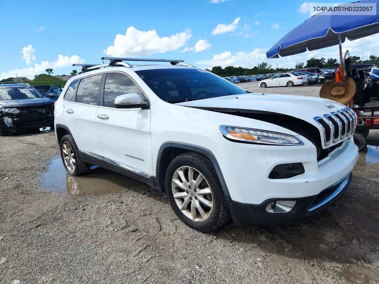 2017 JEEP CHEROKEE VIN 1C4PJLDS1HD222057 — фото 4