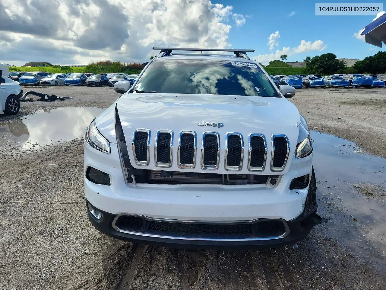 2017 JEEP CHEROKEE VIN 1C4PJLDS1HD222057 — фото 5