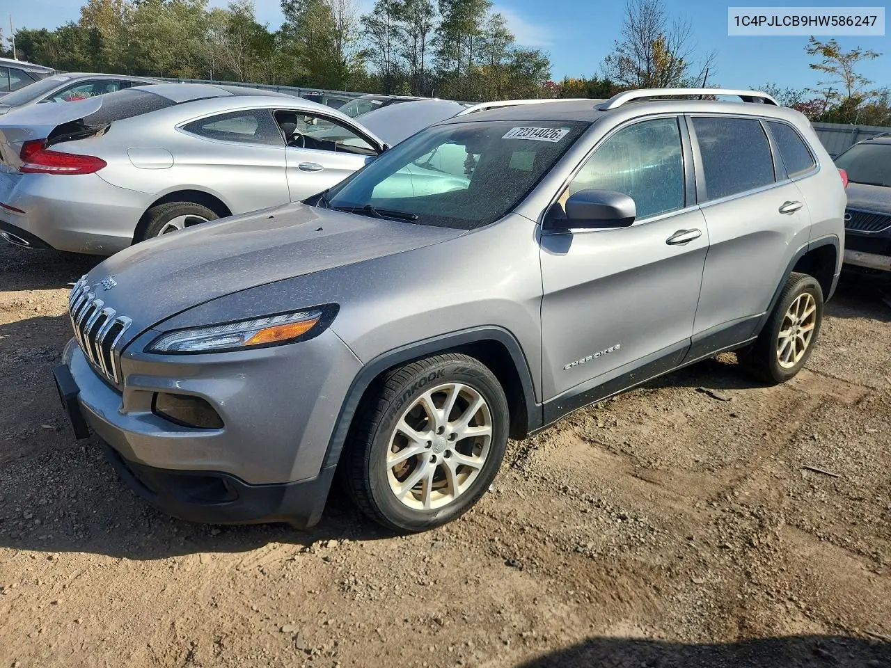 JEEP CHEROKEE 2017, VIN 1C4PJLCB9HW586247