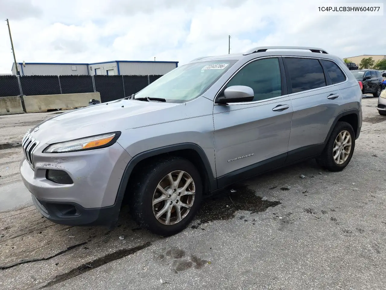 JEEP CHEROKEE 2017, VIN 1C4PJLCB3HW604077