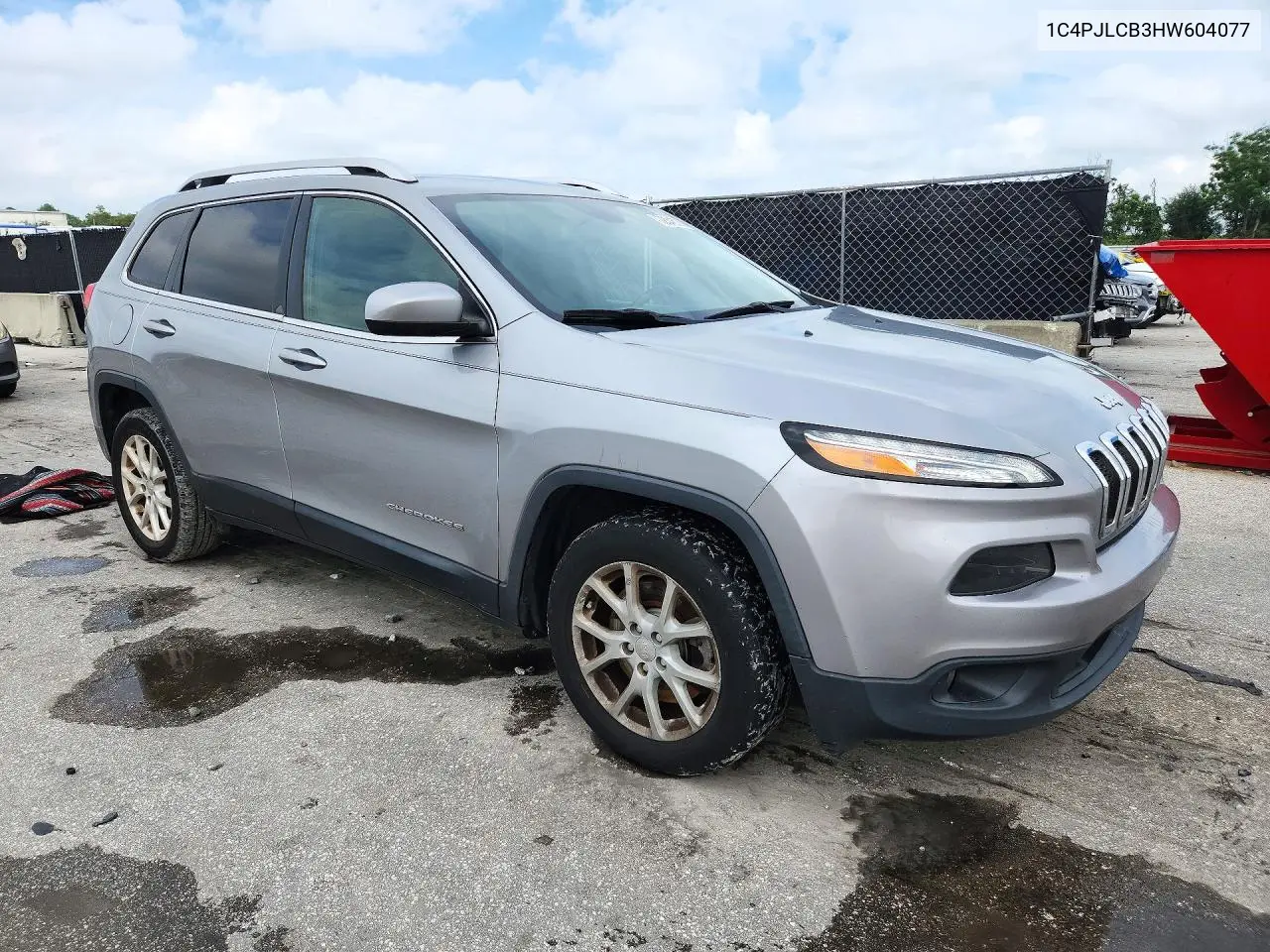 2017 JEEP CHEROKEE VIN 1C4PJLCB3HW604077 — фото 4